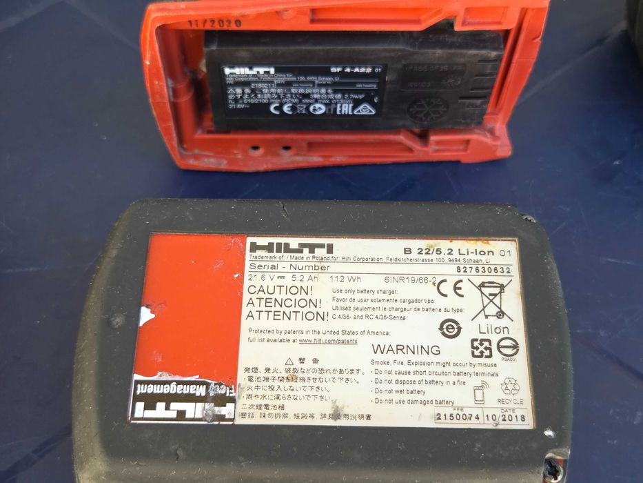 HILTI Комплект: Винтоверт SF 4-A22 и Ударен Гайковерт SIW 6AT-A22 ТОП