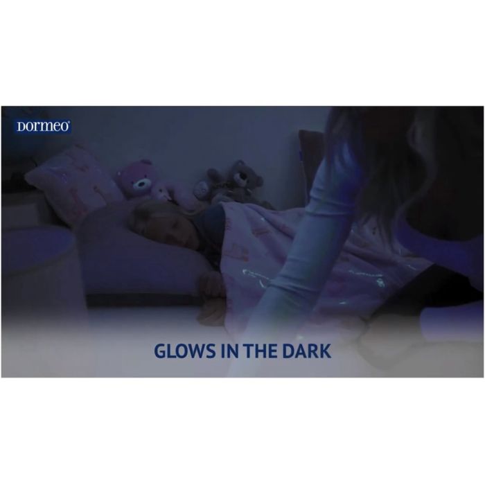 Детски комплект Dormeo Warm Hug (одеало и възглавница) - динозаври