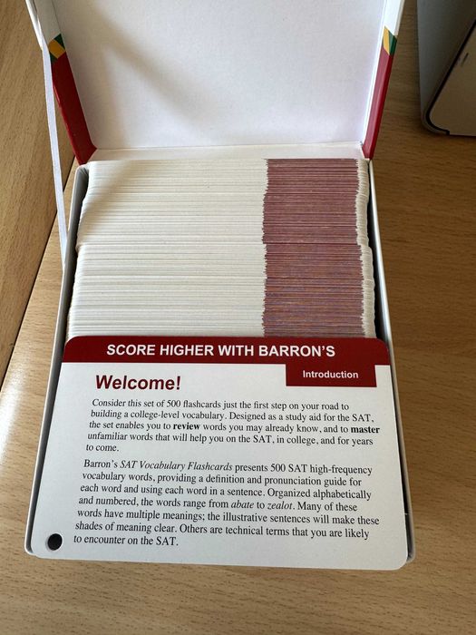 Barron's SAT Vocabulary Flashcards