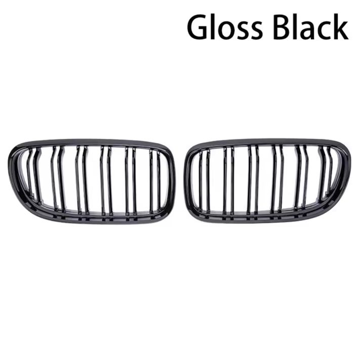Set grile nari duble M negru lucios Bmw Seria 3 e90 LCI Facelift 09-12