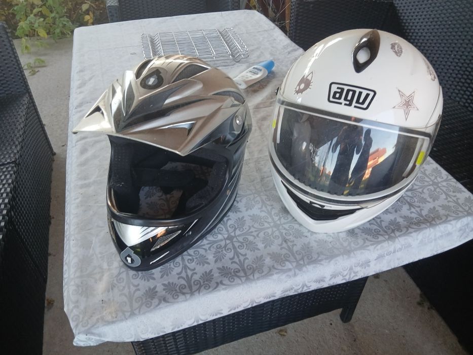 Casti moto in stare buna