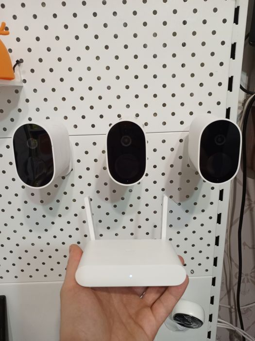 Полностью беспроводной комплект камер xiaomi mi wireless outdoor