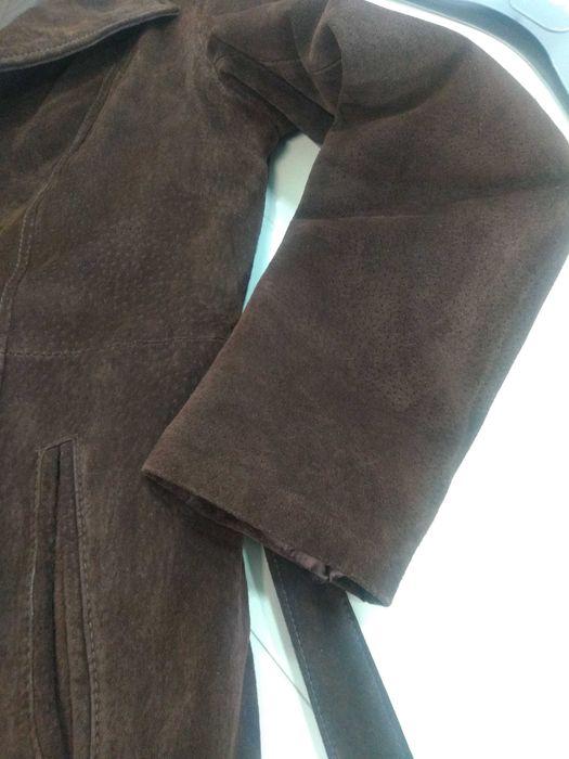 Palton dama piele naturala intoarsa