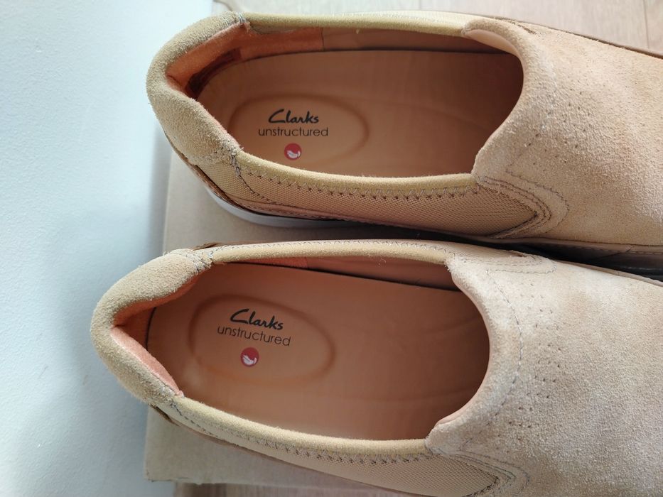 Clarks мокасини 45 номер широки