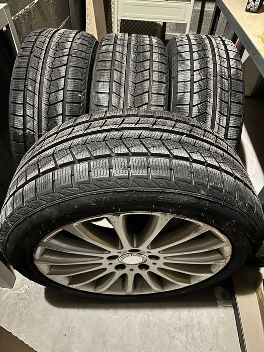 Оригинални джанти за Мерцедес BBS 18" + чисто нови зимни гуми, E W213