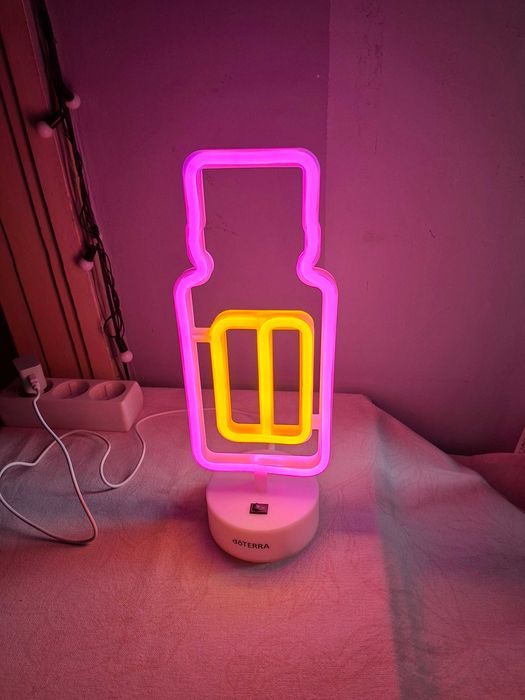 Lampa LED Neon Doterra Oil Gliw Light-Noua,nefolosita