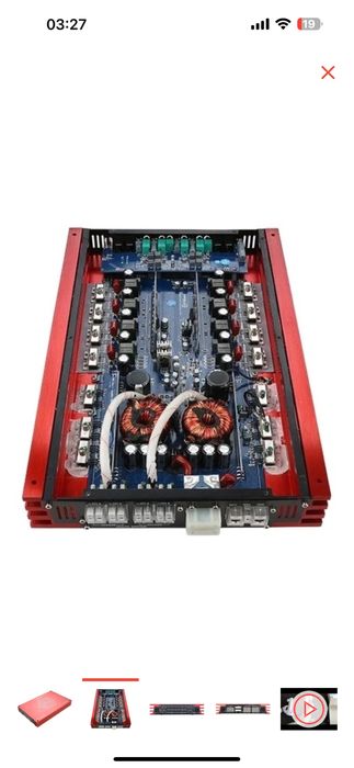 Автомобильный усилитель УРАЛ PT 8.120 V.2