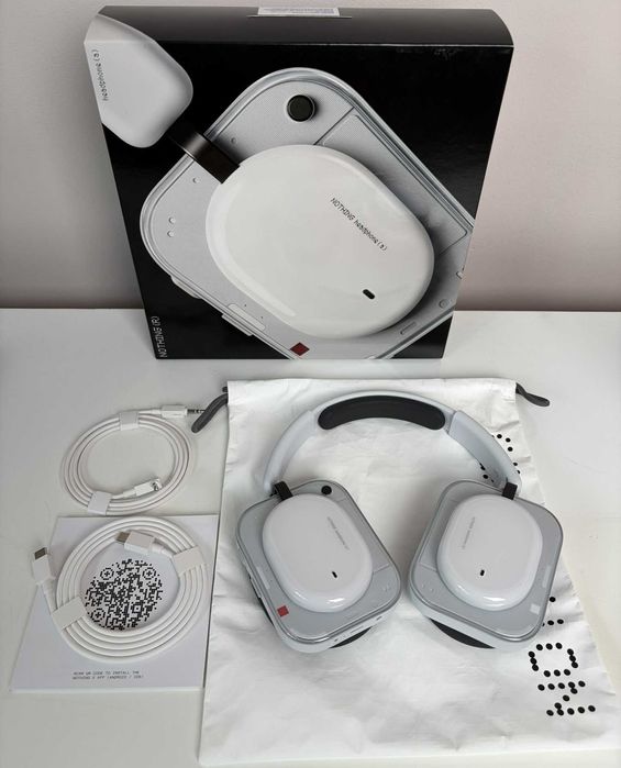 Nothing Headphone (a), True Wireless, Bluetooth, Noise Cancelling, Autonomie 135 ore