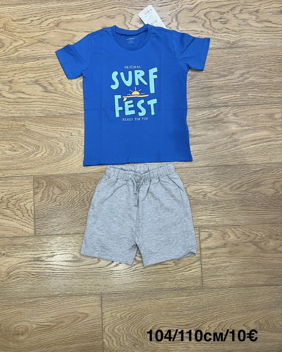 Нови пролетни и летни комплекти, блузи и панталони, 110,см