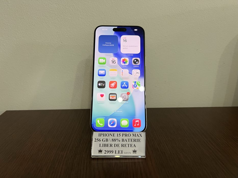 Amanet Royal CB : iPhone 15 Pro Max  256GB