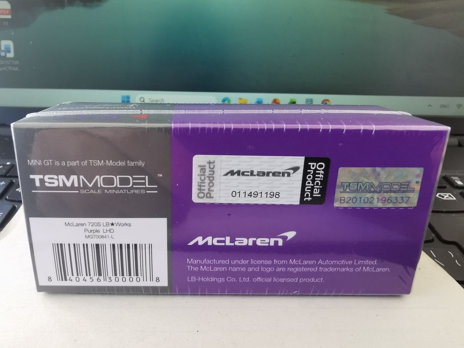 Mini GT 1:64 McLaren 720S LB*Works - Purple