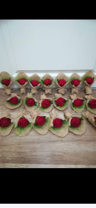 Цветя от креп хартия