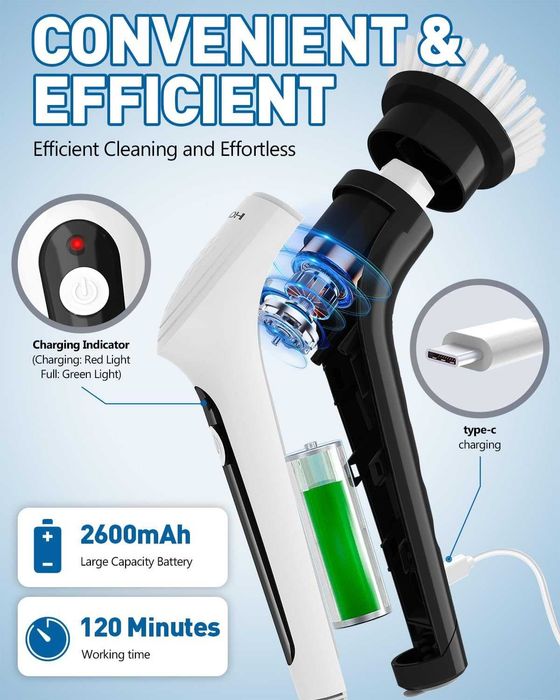 Електрическа четка за почиставане Homtronics Electric,Гаранция