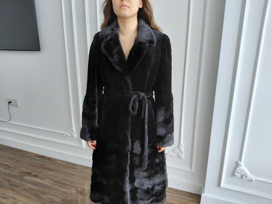 Длинная Норковая шуба