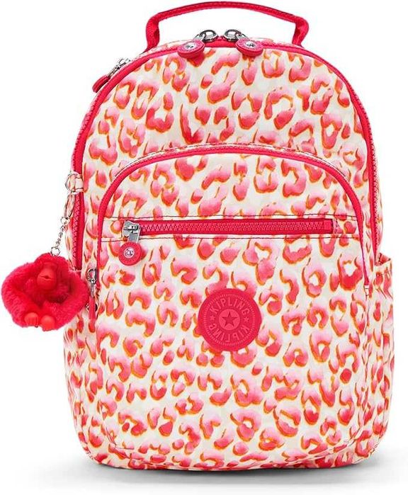 Kipling Seoul S Раница с отделение за таблет с маймунка аксесоар