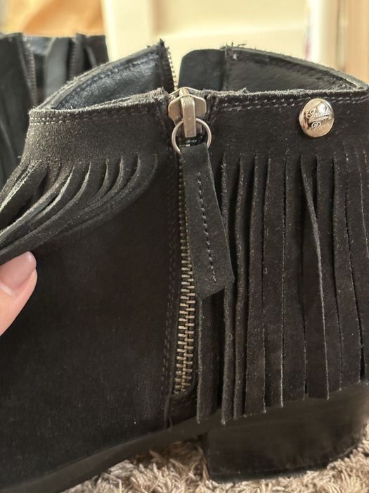 Borine cu franjuri, piele naturala 37