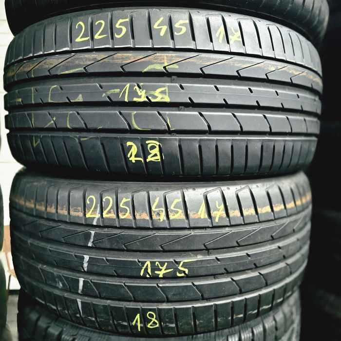2x 225/45/17 VARA HANKOOK 2018 Stare excelentă
