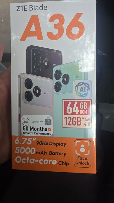 ZTE A36 новый в коробке