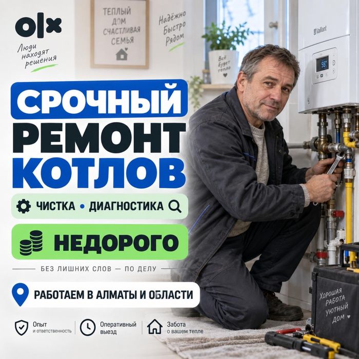 Ремонт газовых котлов , установка , чистка газовых котлов и колонок