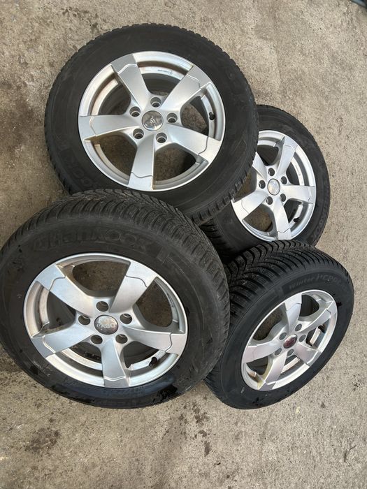 Зимни гуми с джанти 15 цола 5x112 за VW Audi Skoda Seat