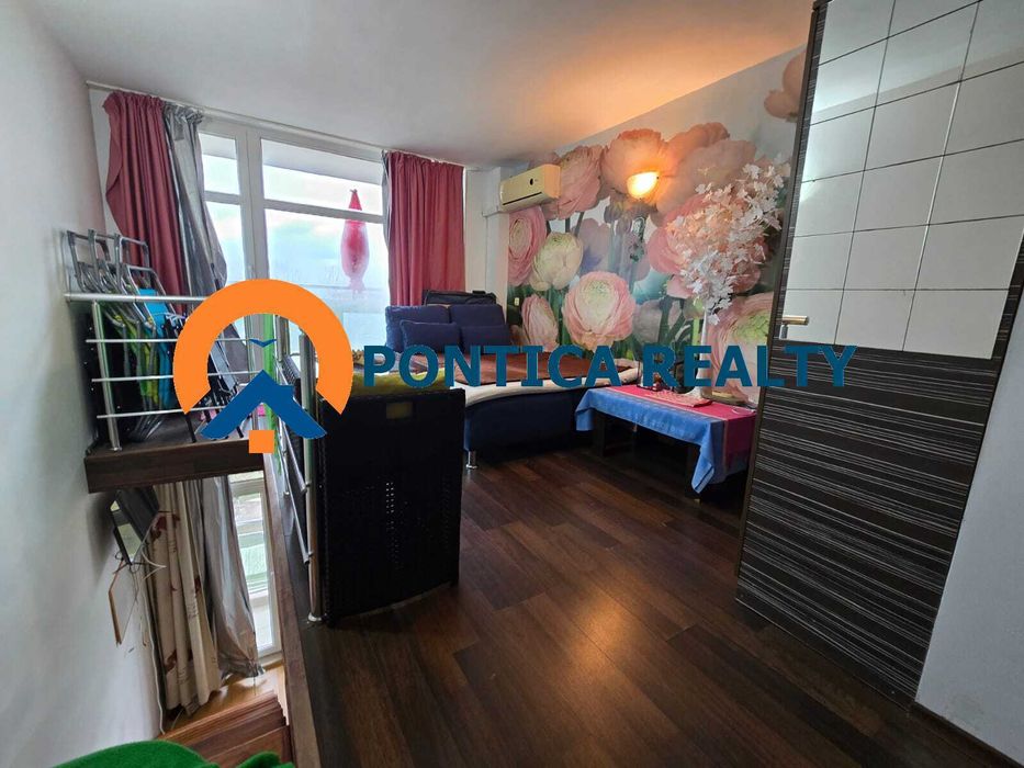 Мезонет с една спалня в комплекс с ниска такса в Слънчев Бряг