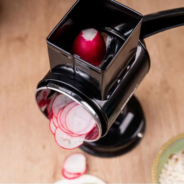 Masina manuala pentru tocat legume, 5 insertii, prindere prin ventuza,