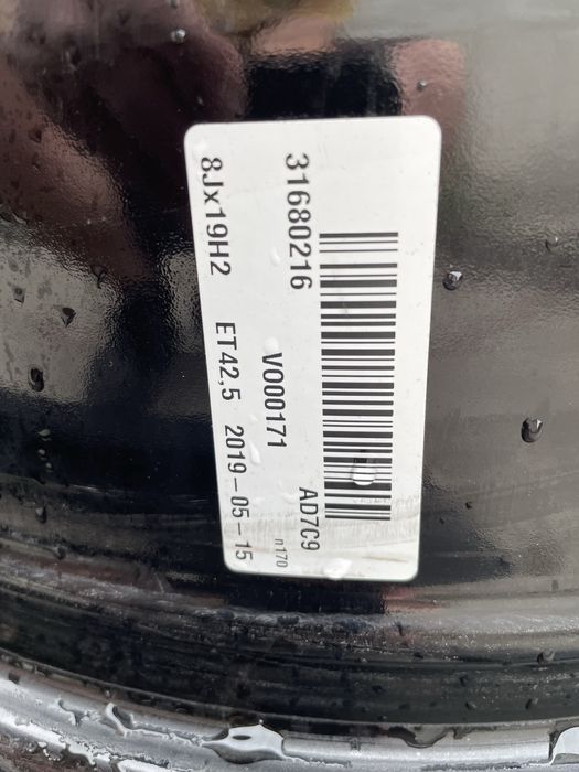 Jante Volvo Xc90 Xc60 Xc40 V70 S90 V90 Ford Jaguar 5x108 19