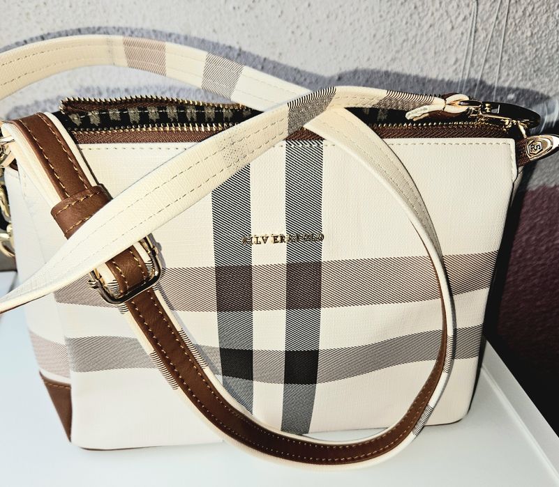 Дамска кожена чанта Silver&Polo.Нова.35лв.