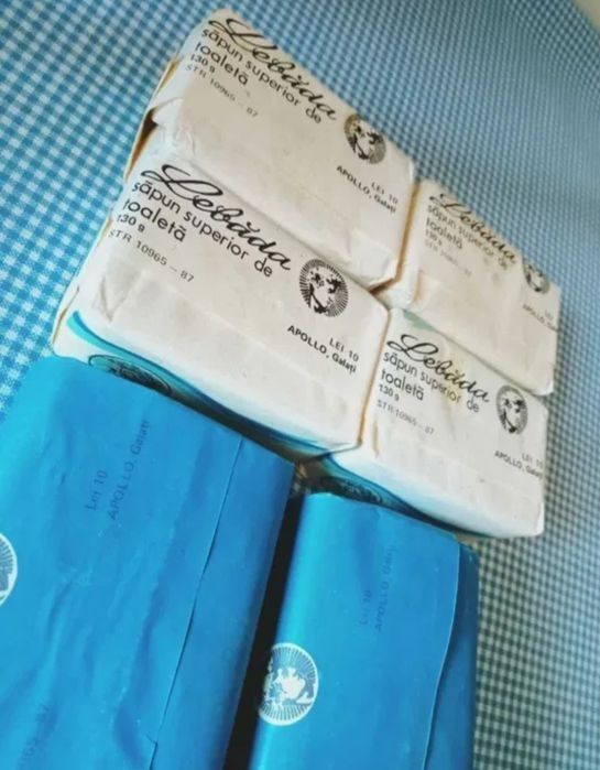 Săpun Romanesc vechi Egreta, Lebada,produse in Comunism, Apollo Galati
