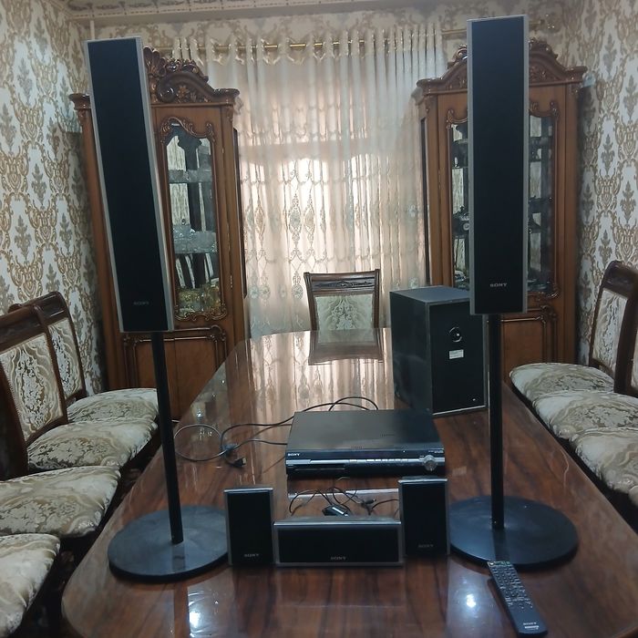 Продам колонки, усилител, самбуфер  фирмы сони