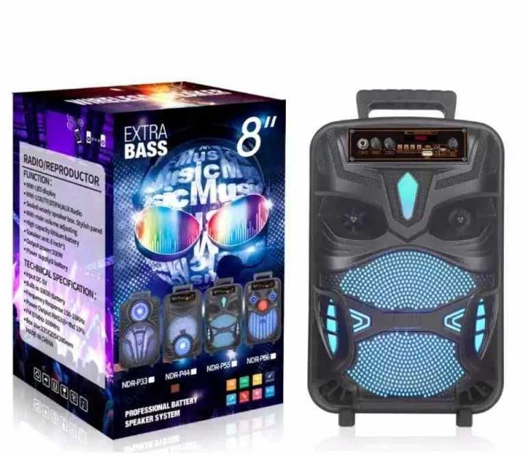 Караоке тонколона с Bluetooth NDR-P55 8'' и микрофон