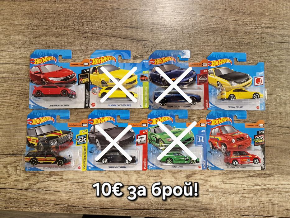 Hot Wheels и Matchbox колекционерски модели 2017-2026