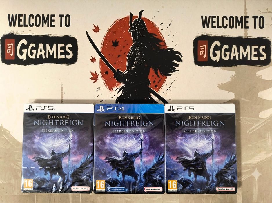 Elden Ring  nightreign Seekers steelbook edition PS4 PS5