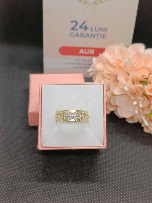 Inel aur 14K 2.38g (Ag16 Moldova B32329.4) - Garantie 2 ani!
