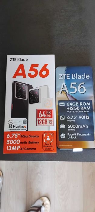 СМАРТФОН ZTE BLADE A 56 модел Юни 2025г