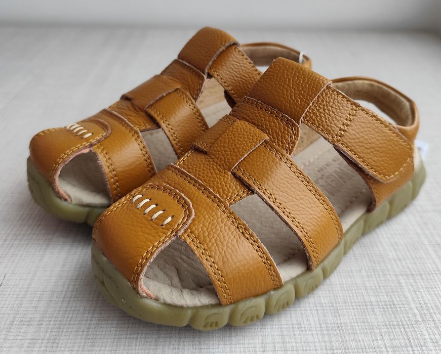 Sandale copii din piele naturală - NOI, mărimea 31 (19 cm interior)