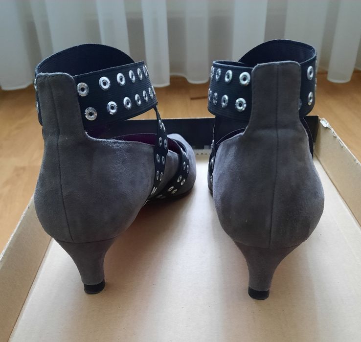 Pantofi made in Italy din piele intoarsa 37