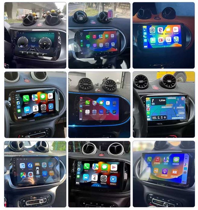 Мултимедия за Mercedes Benz Smart Forfour Fortwo Навигация Android GPS