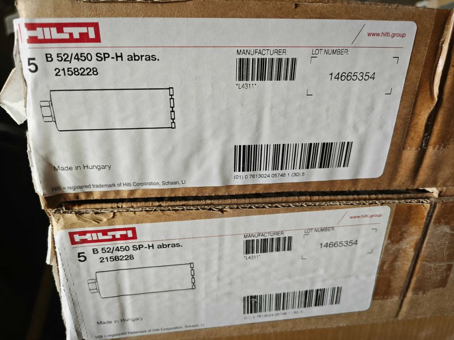 Коронки абразивные HILTI