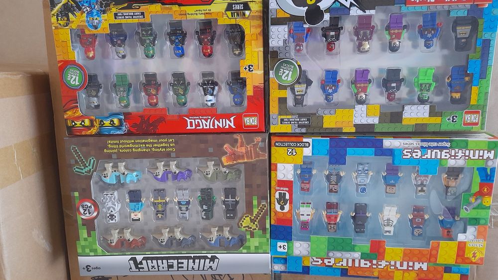 Майнкрафт MINECRAFT малки фигурки конструктори и блистери