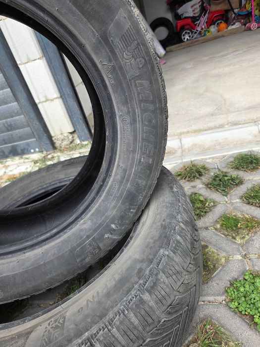 2 бр. Michelin Alpin 6 225/55 R16 99H XL – DOT 2018 – Италия – ~6 мм