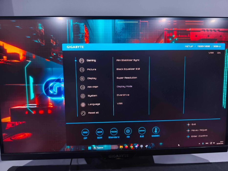 Монитор gigabyte m27up 320hz гаранционен