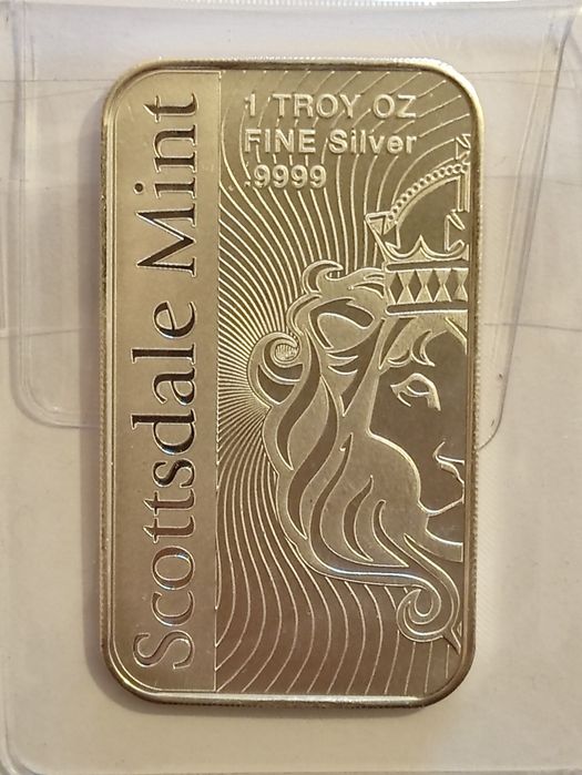 Сребърни кюлчета от 1 тройунция 999 чисто сребро