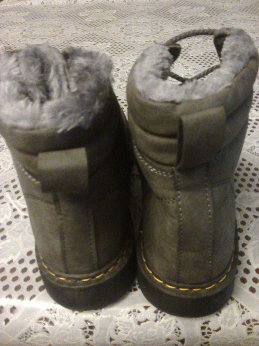 Ботинки.Кожаные.Новые.Зимние