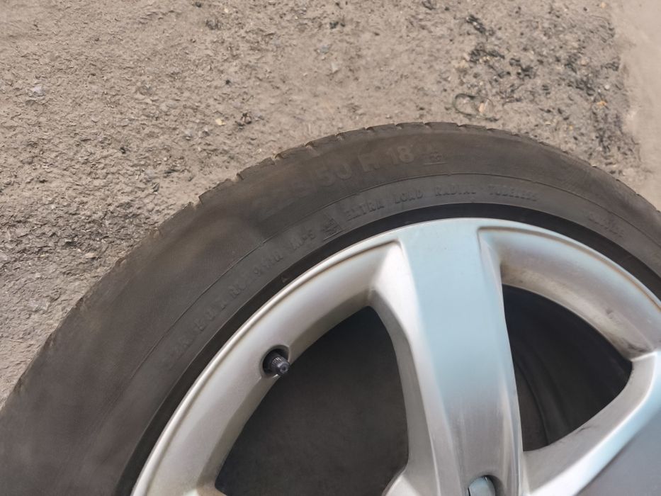 18" 2броя оригинални алуминиеви джанти за Audi A6...