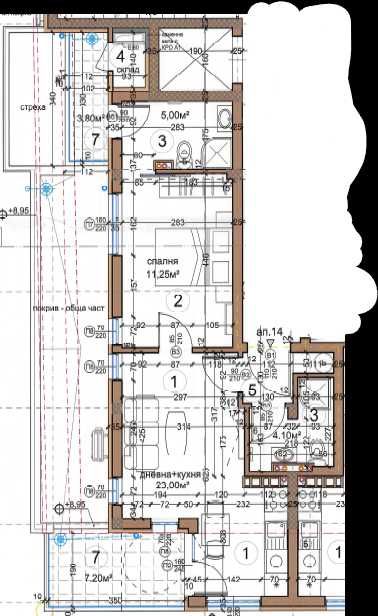 Продава се Двустаен апартамент в София, Левски - 81 кв.м за 888 €/кв.м - Снимка #1