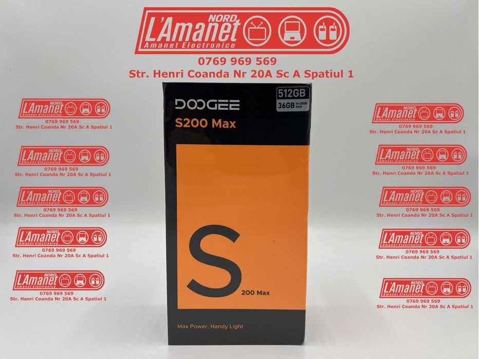 Doogee S200 Max 5G Gray 512GB 16GB DualSim Neverlock FullBox - Nord
