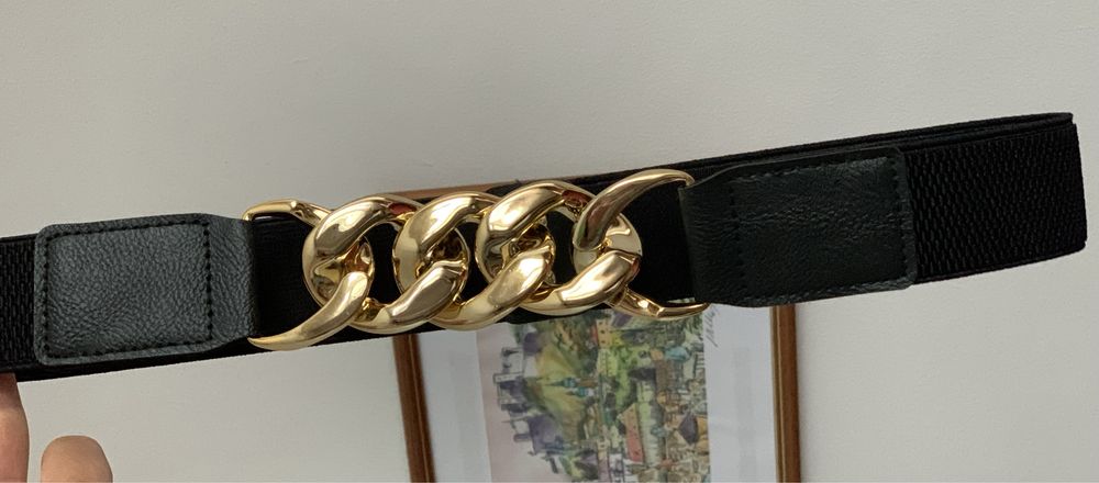 Нов дамски колан естествена  кожа Нови брошки