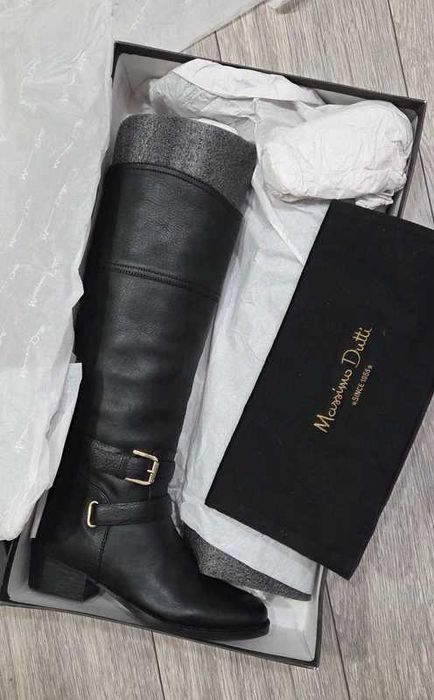 Cizme noi din piele naturala, Massimo Dutti