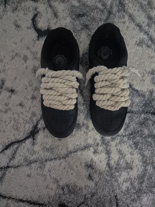 Nike AF1 negrii ROPE LACES